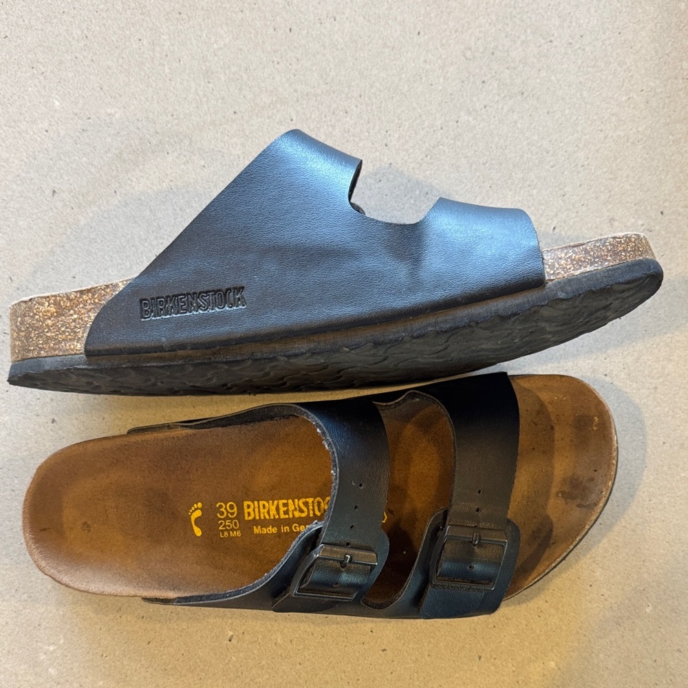 Birkenstock- BlackSlide Sandals - Picture 4 of 4